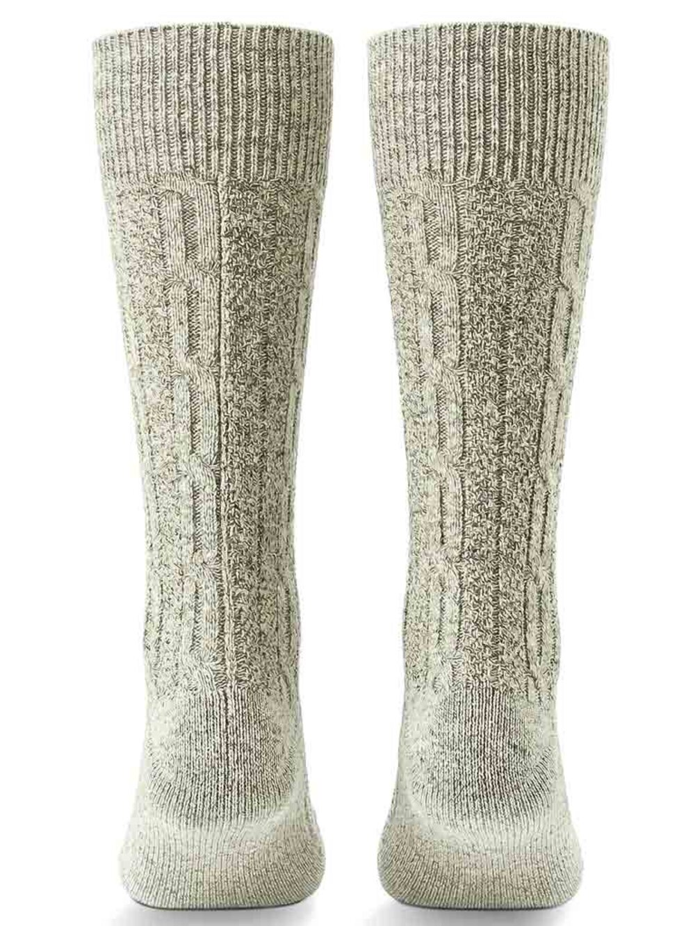 Men’s Grey Oktoberfest Bavarian Socks German Lederhosen Traditional Knit Socks - Picture 5 of 8
